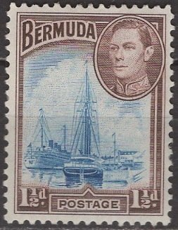 Bermuda; 1938: Sc. # 119: *-MH Single Stamp