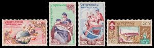 Laos Scott 48-51 (1958) Mint NH VF Complete Set C