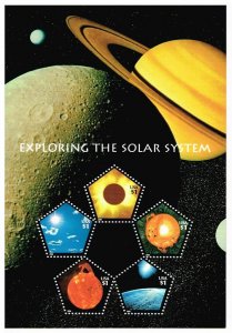2000 $1 Exploring The Solar System, Souvenir Sheet of 5 Scott 3410 Mint F/VF NH