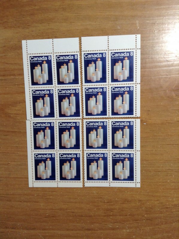 Canada Sc 607p   NH  PL  matched set