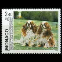 MONACO 1994 - Scott# 1900 Intl.Dog Show-Spaniel Set of 1 NH