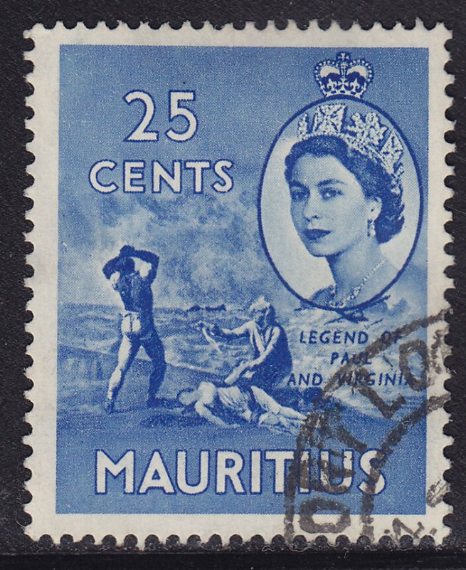 Mauritius 258 Legend of Paul & Virginia 1953