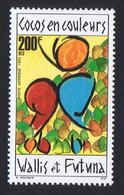 Wallis and Futuna Coconuts in Colours 1v SG#661 SC#C183