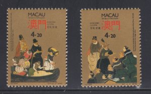 Macao  656-57     mnh       $ 5.00