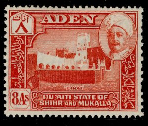 ADEN - Qu'aiti GVI SG8, 8a red, M MINT.