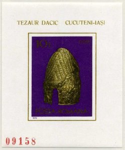 Romania 2802 note,MNH. Mi 3554 Bl.154. Daco-Roman archaeological treasures,1978.