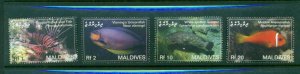 Maldives Islands  #2909-12  (2007 Fish set) VFMNH CV $5.25