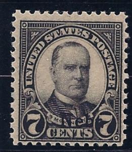 US #676 Nebraska Overprint MH