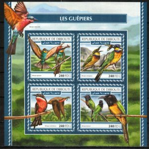 Djibouti Stamp 1316  - Bee eaters