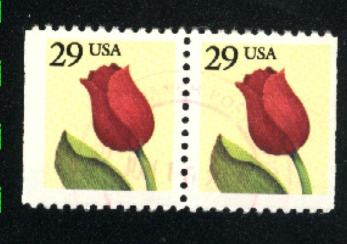 USA 2627   Pair  used 1991-92 PD