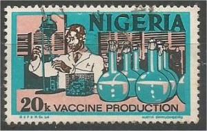 NIGERIA, 1973, used 20k, Vaccine production, Scott 301