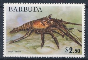 [BIN1916] Barbuda Lobster good stamp very fine MNH