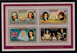 Aitutaki 151a Souvenir Sheet MNH VF