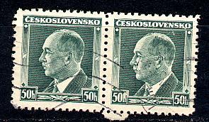 Czechoslovakia Scott # 227, used, pair