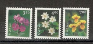 NORWAY - MNH SET - FLORA - FLOWERS - Mi.No. 1303/05 - 1999.