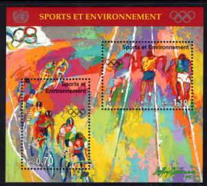 UN Geneva 291 Sports Souvenir Sheet MNH VF