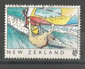 NEW ZEALAND, 1989, used 40c, The sea., Scott 964