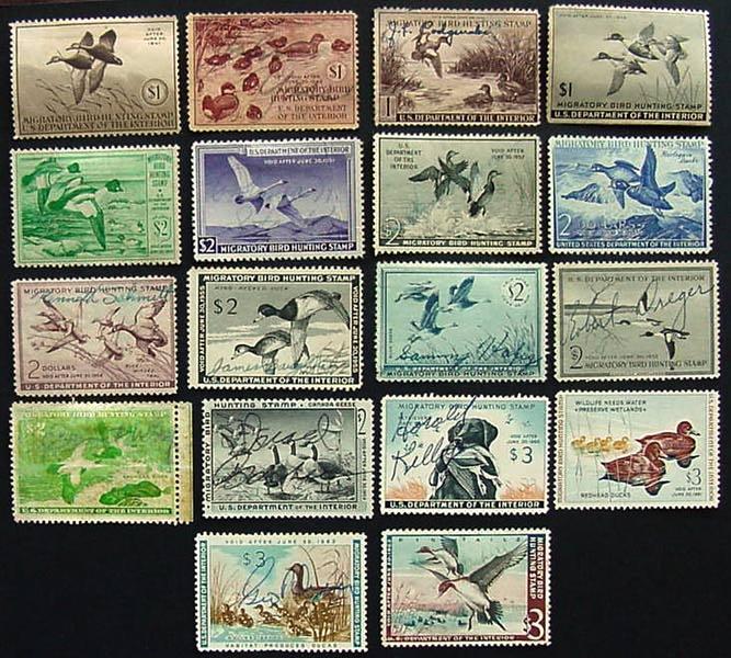 USA, Packet - Revenues - All different Duck Stamps