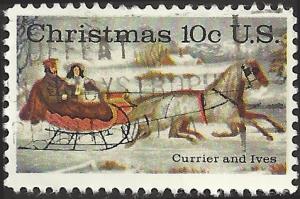 # 1551 USED CHRISTMAS CURRIER AND IVES