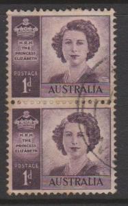 Australia Sc#210 Used Pair