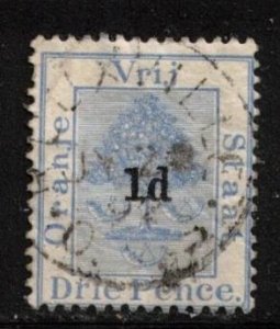 ORANGE FREE STATE Scott # 31 Used - With Surcharge