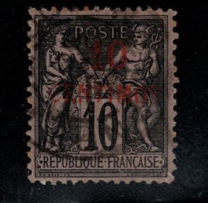 French Morocco Scott 3 Used Type 2 stamp