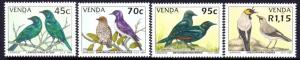 Venda - 1994 Starlings Set MNH** SG 273-276