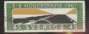 SWEDEN Scott 735 used 1967 driving stamp