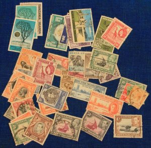 Kenya Uganda Tanzania 38 different mostly used stamps