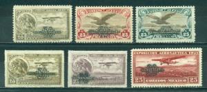 Mexico #C45-C50  Mint VF LH  Scott $83.70