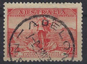 Australia # 157 Submarine telephone service to Tasmania Used