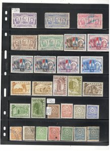 PARAGUAY COLLECTION ON STOCK SHEET MINT/USED