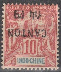 France Canton #19  Inverted Overprint  Error  (A8968)