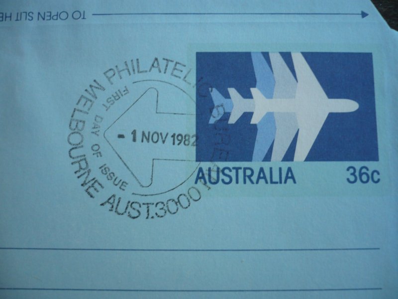 Postal History - Australia - First Day Aerogramme Issue