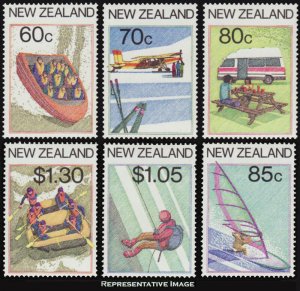 New Zealand Scott 861-866 Mint never hinged.