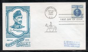 US #1165 Mannerheim FDC Junior Cachet addr D82