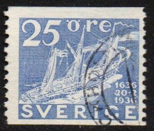 Sweden Sc #255 Used