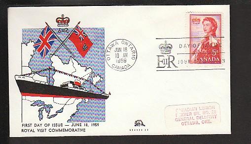 Canada Royal Visit 386 (Beaver 22) typed FDC