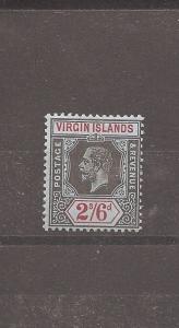 British Virgin Islands 1913 KGV 2/6 SG 76 MOG (dbs) 