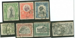 Peru #168-174 Used Single