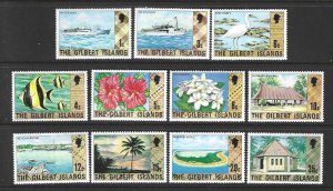 Gilbert Islands 269-273, 275-280  MNH/Mint  SCV$5.10