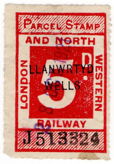 (I.B) London & North Western Railway : Parcel 5d (Llanwrtyd Wells) 