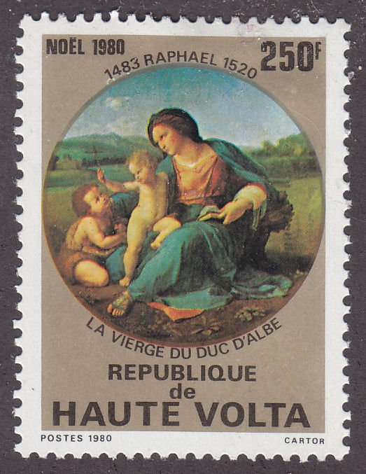 Burkina Faso 552 Madonna and Child 1980