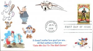 #4341 Take Me Out to the Ballgame QCR FDC