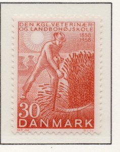 Denmark 1956-59 Early Issue Fine Mint Hinged 30ore. NW-225255