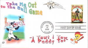 #4341 Take Me Out to the Ballgame QCR FDC