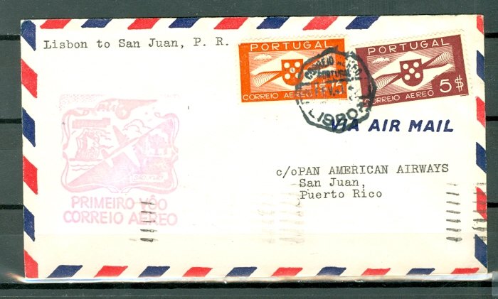 PORTUGAL 1941...3 NICE FIRST FLIGHTS AIR COVER