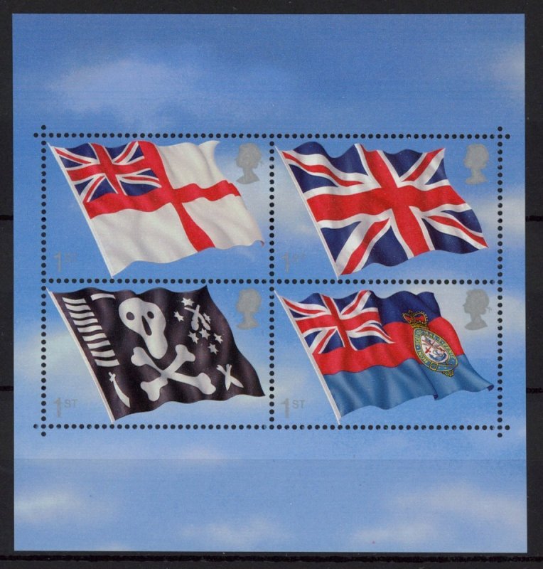 [Hip186] Great Britain 2001 : Flags - Good Very Fine MNH Sheet
