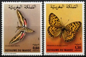 1982 Morocco 996-997 Butterflies 6,00 €