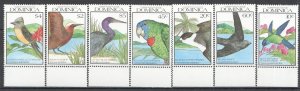 Wb023 1990 Dominica Fauna Birds Parrots Mnh